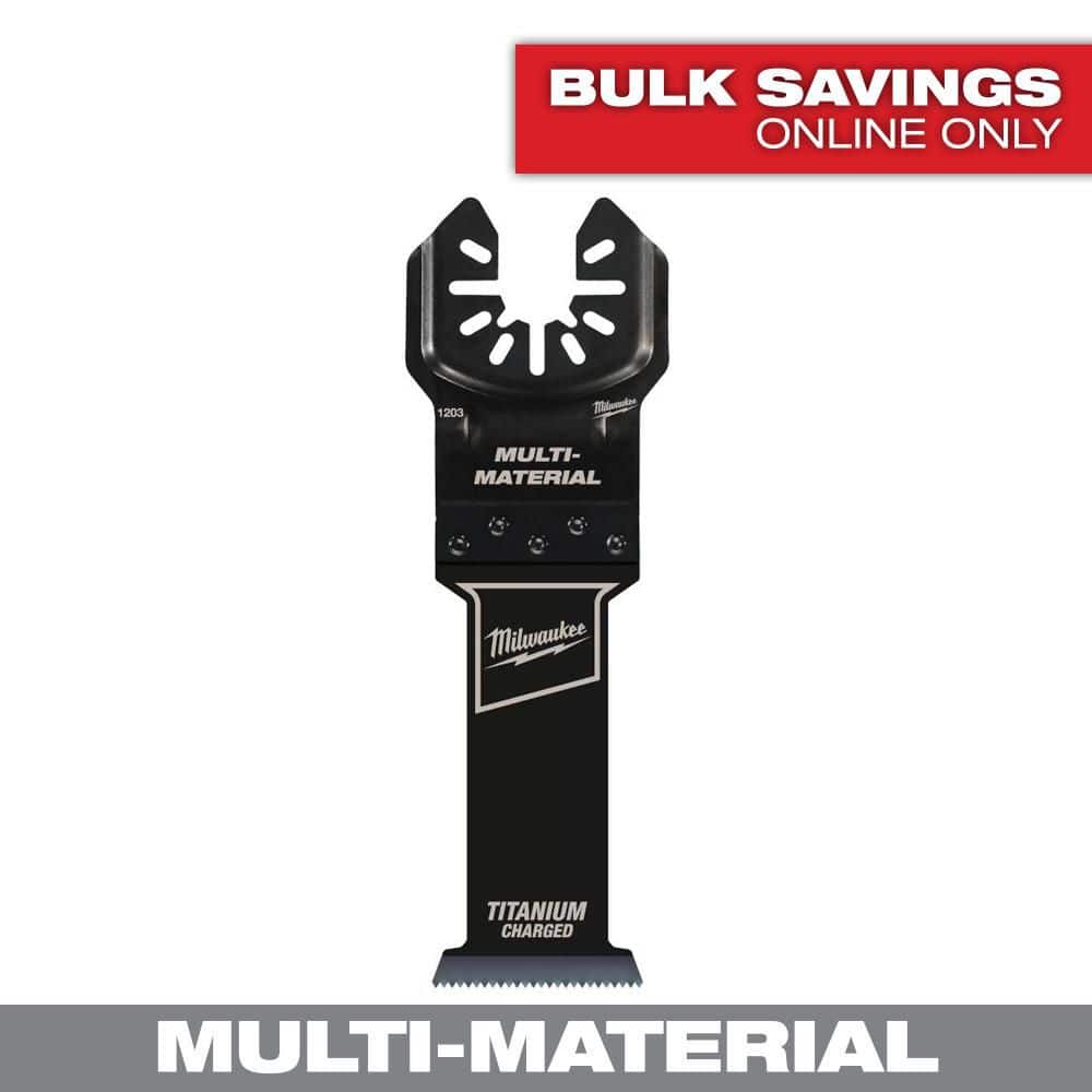 1-1/4 in. Titanium Bi-Metal Universal Fit Wood and Metal Cutting Multi-Tool Oscillating Blade (1-Pack) price history on PriceWatchPro