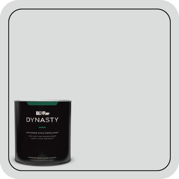 BEHR DYNASTY 1 qt. #PPU26-14 Drizzle Semi-Gloss Enamel Interior Stain-Blocking Paint & Primer