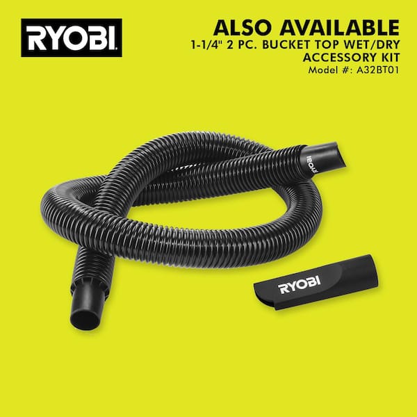 RYOBI ONE+ 18V Cordless 5 Gal. Bucket Top Wet/Dry Vacuum (Tool