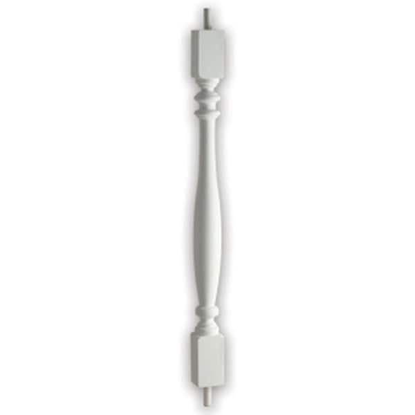 Fypon 15 in. x 2-1/2 in. x 2-1/2 in. Polyurethane Ashley Baluster for 5 in. Balustrade System
