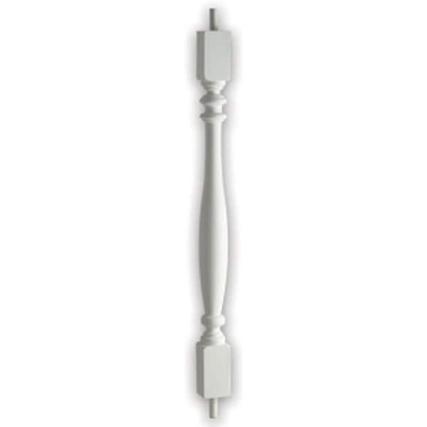 32 in. x 2-1/2 in. x 2-1/2 in. Polyurethane Ashley Baluster for 5 in. Balustrade System