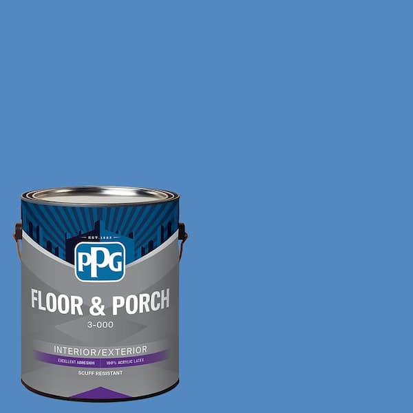 PPG 1 gal. PPG1244-5 Blueberry Popover Satin Interior/Exterior Floor and Porch Paint