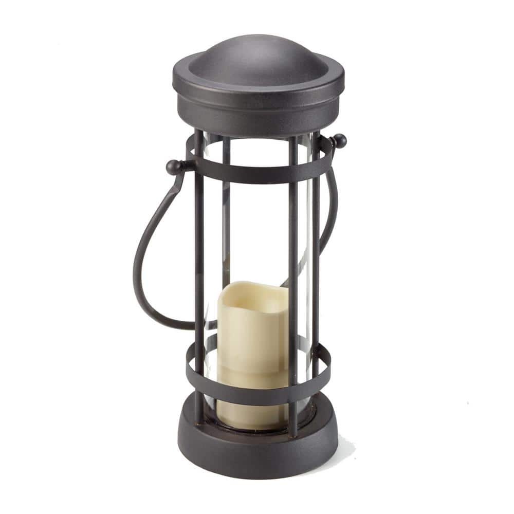 Smart Design Revere 16 in. LED Candle Lantern 84115-LC - The Home Depot