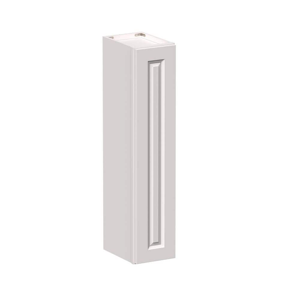 "Raised Panel 9"" W x 12"" D x 42"" H Wood Frame Ready to Assemble Wall Kitchen Cabinet in Glacier White" price history on PriceWatchPro