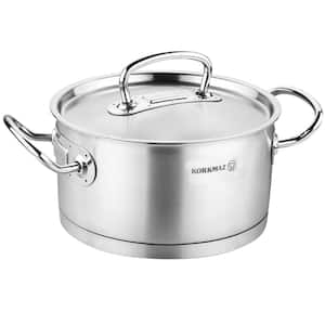 Proline Professional Series 1.5 l Stainless Steel Low Casserole with Lid in Silver