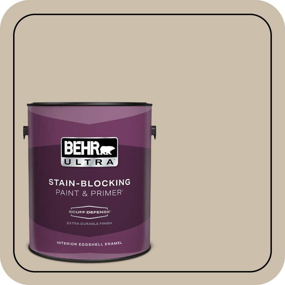 1 gal. Home Decorators Collection #HDC-AC-10 Bungalow Beige Extra Durable Eggshell Enamel Interior Paint & Primer price history on PriceWatchPro