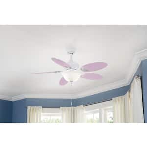 Harper III 44 in. LED White Ceiling Fan with Light Kit