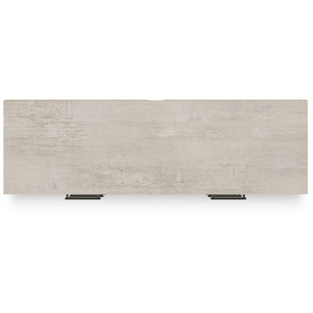 Gray Oak Grain 6-Drawer Modern Farmhouse Dresser