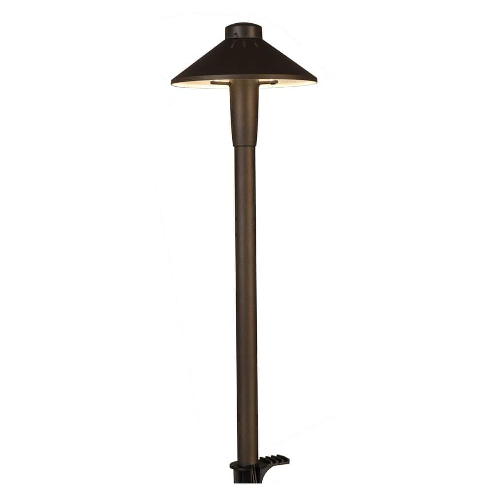 Clyde Park 10-Watt Equivalent Low Voltage Bronze Integrated LED Outdoor Landscape Weather Resistant Path Light (1-Pack) -  Hampton Bay, JTK1501L