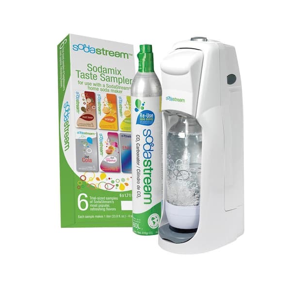 SodaStream Fountain Jet Home Soda Maker Starter Kit in White