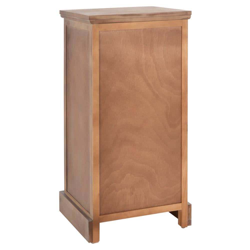 Transitional Gray 16'' Freestanding Office Storage Cabinet