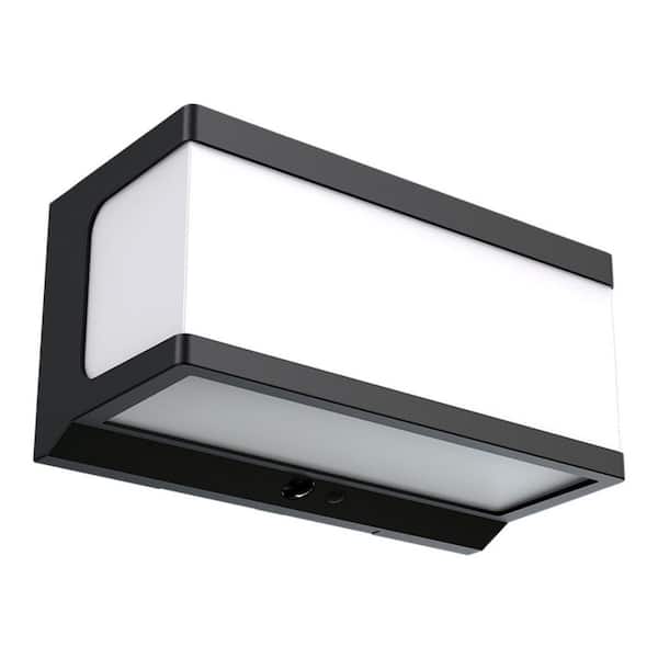 Lunix Series Solar Wall Pack Light 2000 Lumens Anti-Glare PIR Motion Sensor IP54 4000K CCT Integrated LED