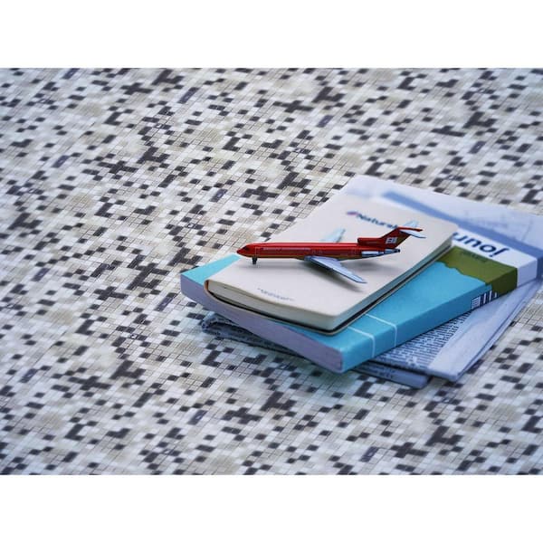 Galaxy Iridescent White Square Mosaic 3 in. x 3 in. Glass Wall Pool Floor Tile Sample