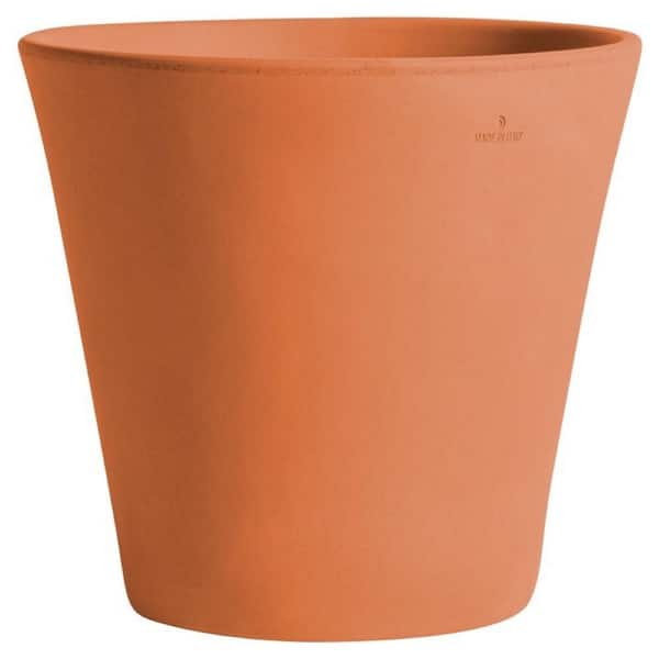 Unbranded 7.5 in. Dia. x 7 in. H Terra Cotta Clay Cabo Flair Pot