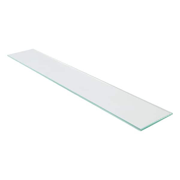 Jalousie Window Glass 36 in. x 4 in. Clear Finish (Each)