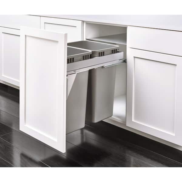 Rev-A-Shelf Steel Top Mount Pullout Waste Container