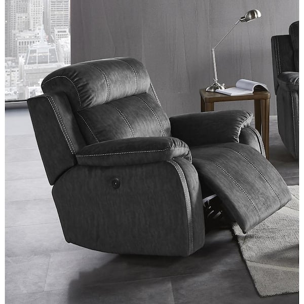 NEW CLASSIC HOME FURNISHINGS New Classic Furniture Tango Shadow Glider Recliner with Power Footrest