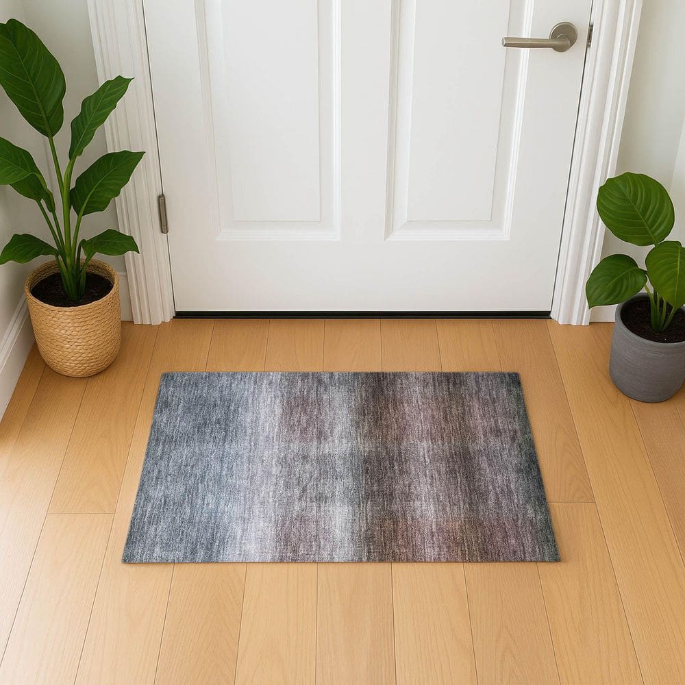 Mayfield Premium Machine Washable Abstract AMF1735 Brown 2 ft. x 3 ft. Area Rug price history on PriceWatchPro