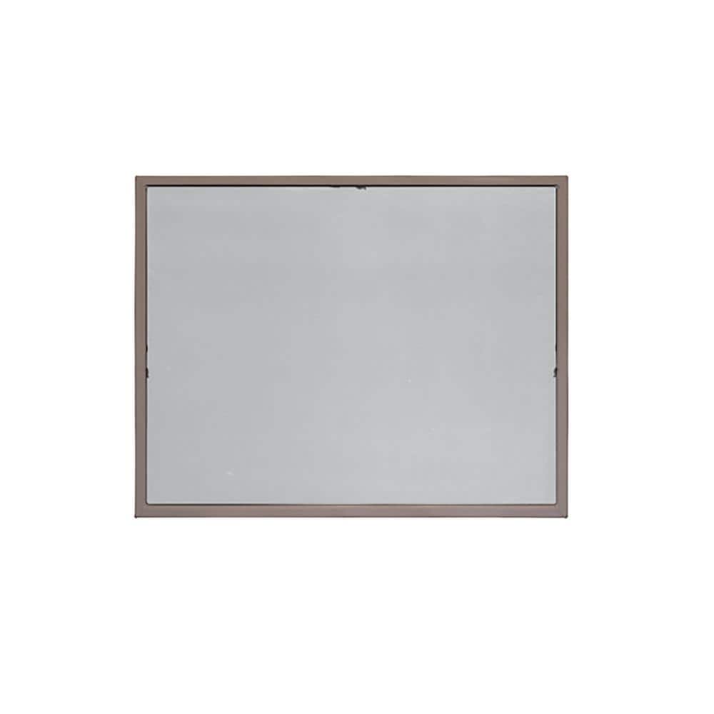 44 in. x 20-5/32 in. 400-Series Stone Aluminum Awning Window Screen
