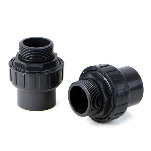thumbnail image 2 of Custom Molded Threaded Union Pump Kit For Pentair IntelliFlo – 2" MPT X 2" Slip, 2-Pack, 21063-200-000 2 of 4