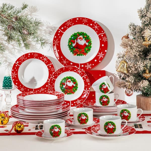 Santa Kids Christmas quality Dinner Set