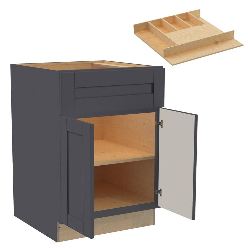 Washington 24 in. W x 24 in. D x 34.5 in. H Assembled Plywood Base Kitchen 