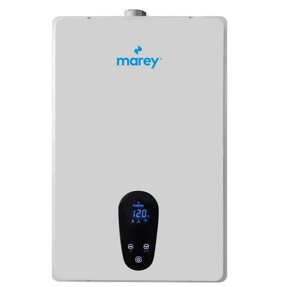 Marey 8.34 GPM High Efficienty CSA Certified Liquid Propane Gas Tankless Water Heater  Gray