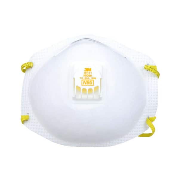 8511 N95 Paint Disposable Respirator with Cool Flow Valve (2-Pack)