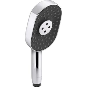 Statement 3-Spray Patterns with 1.75 GPM 3.63 in. Wall Mount Handheld Shower Head in Polished Chrome
