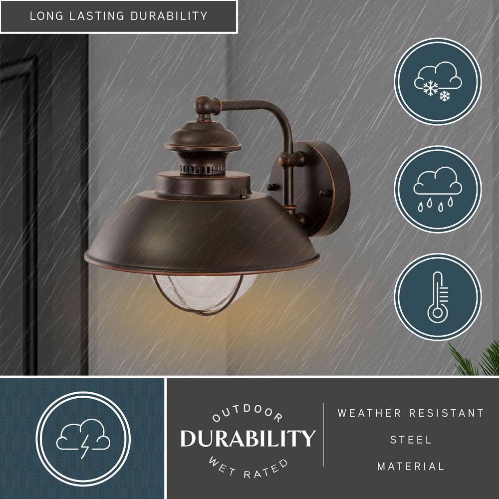 Harwich Burnished Bronze Nautical Outdoor Wall Sconce