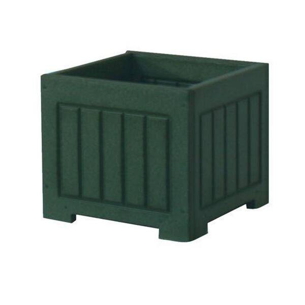 Eagle One Catalina 12 in. x 12 in. Green Recycled Plastic Commercial Grade Planter Box