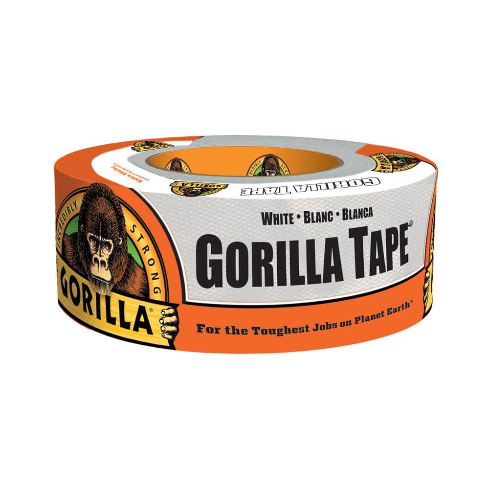Gorilla 1.88 in. x 10 yds. White Tape (6-Pack) 6010002 - The Home Depot