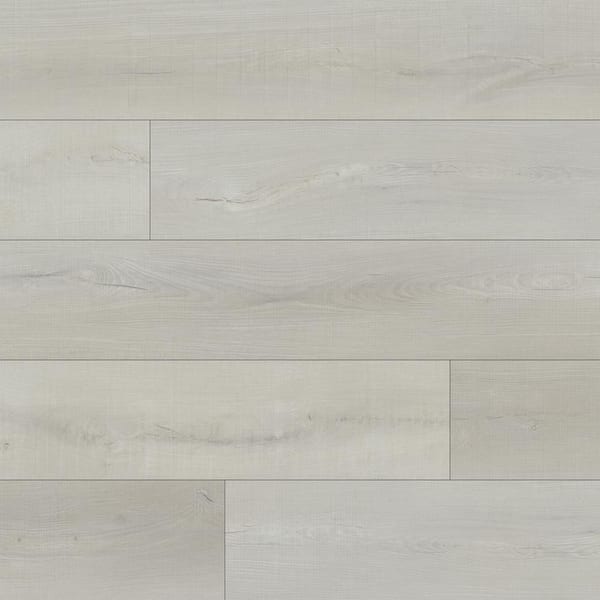 A&A Surfaces Take Home Sample - 7 in. x 7 in. Piedmont Whitmore White Rigid Core Click Lock Luxury Vinyl Plank Flooring
