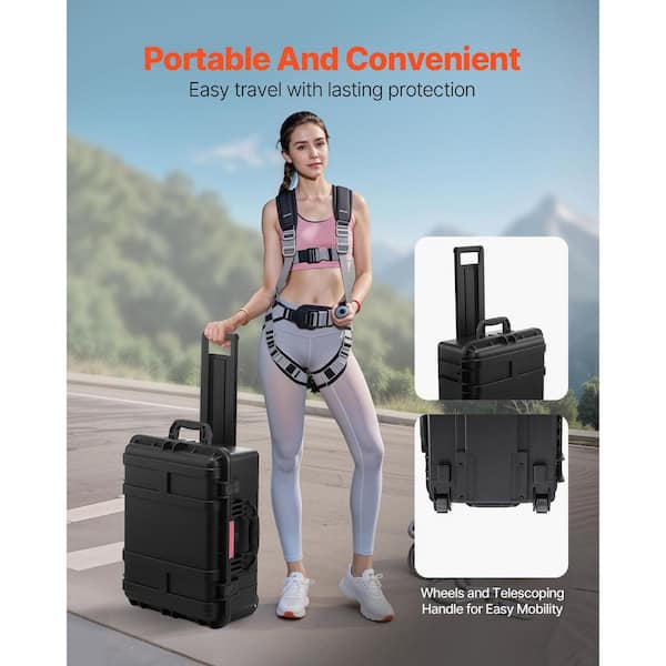 SKYSHALO Heavy Duty Weatherproof Hard Case, IP67 Waterproof