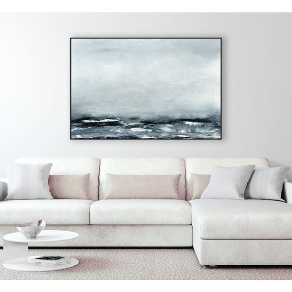 Unbranded 30 in. x 40 in. "Sea View IV" by Sharon Gordon Framed Wall Art