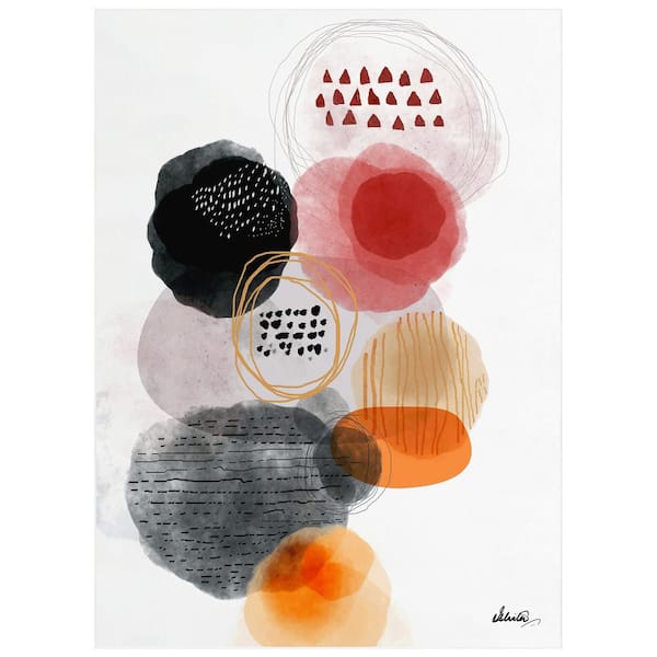 Empire Art Direct Multi-Colored 8 ft. x 10 ft. Forest Sunset Washable Geometric Art Area Rug