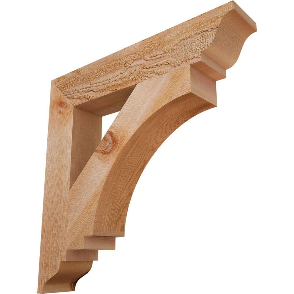 4 in. x 22 in. x 22 in. Western Red Cedar Imperial Traditional Rough Sawn Bracket price history on PriceWatchPro