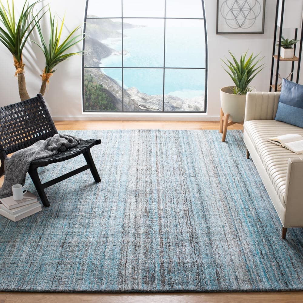 SAFAVIEH Abstract Bailey Striped Area Rug, Blue/Multi, 3' x 5'