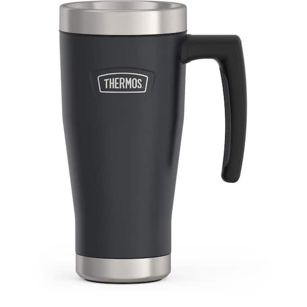 Thermos 16 oz. Granite Black Stainless Steel Travel Mug EA