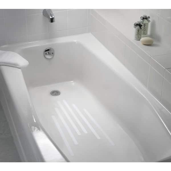 12 Pcs Bath Tub Shower Stickers Anti Slip Grip Strips Non-Slip Safety Floor Mat 