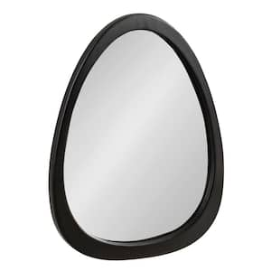 McKinder 24 in. W x 28 in. H Black Irregular MidCentury Framed Decorative Wall Mirror