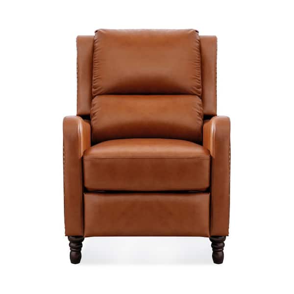 LUE BONA 26 in. W Retro Camel Living Room Chairs Recliner