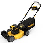 20V MAX 21.5 in. Battery Powered Walk Behind Push Lawn Mower with (2) 10Ah Batteries & Charger