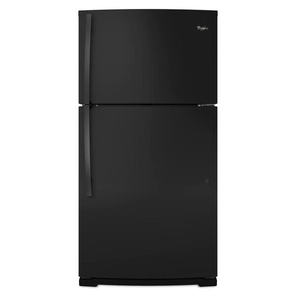 Whirlpool 21.1 cu. ft. Top Freezer Refrigerator in Black-DISCONTINUED