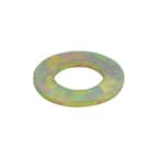 1/4 in. Yellow Zinc Grade 8 Flat Washer (25-Pack)