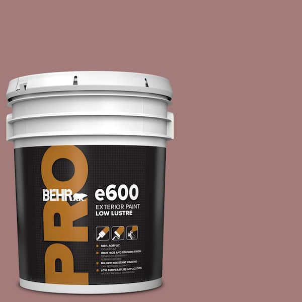 BEHR PRO 5 gal. #ICC-108 Brandied Apple Low Luster Exterior Paint