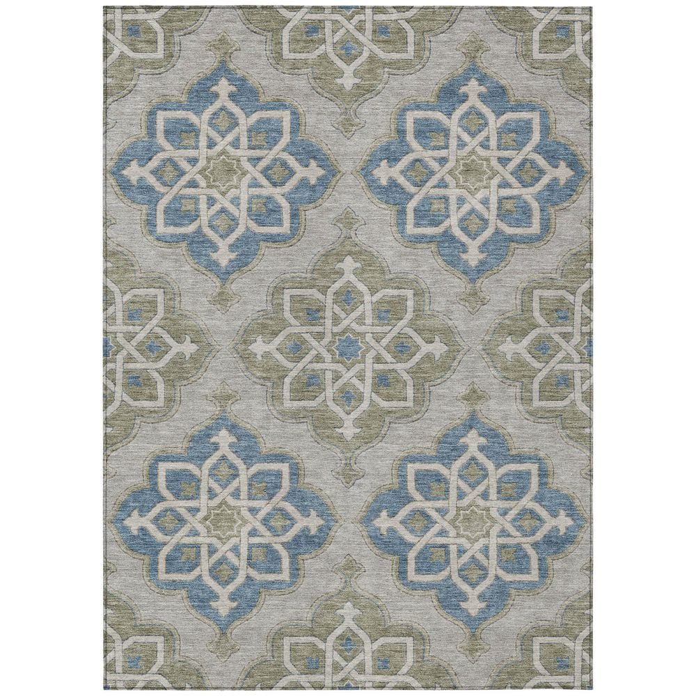 Chantille Machine Washable Indoor/Outdoor Abstract ACN3031 Gray 5 ft. x 7 ft. 6 in. Area Rug price history on PriceWatchPro