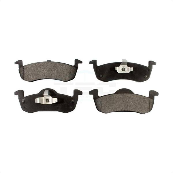 Complete Set Of 8 Ceramic Brake Pads For 1997-2003 Ford F-150 & Heritage/2002 Blackwood - Front & Rear, Low Dust & Noise (D679/D879)