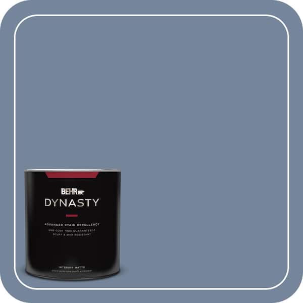 BEHR DYNASTY 1 qt. #580F-5 Mysteria Matte Interior Stain-Blocking Paint and Primer