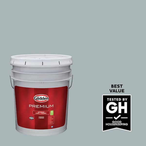 Glidden Premium 5 gal. PPG1036-3 Nautical Star Flat Interior Latex Paint